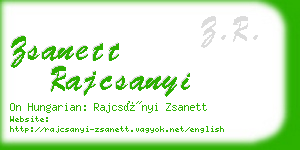 zsanett rajcsanyi business card